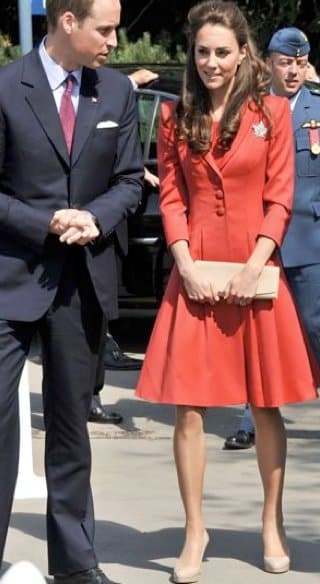 kate-middleton-in-america-abito-arancione Cappotto arancione di Kate Middleton