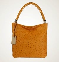 Borsa Coccinelle a-i 2011 2012 a spalla cuoio struzzo