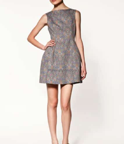 abito-tulipano-autunno-inverno-2012-collezione-zara Vestito con gonna larga a tulipano