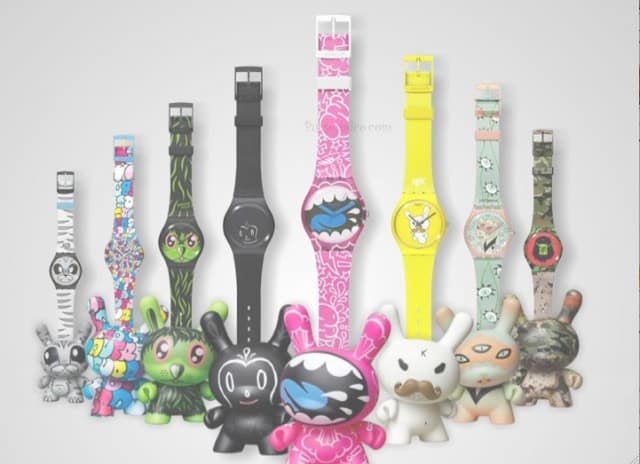 Orologi Kidrobots per Swatch