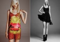 Versace per HM vestiti colori e bianco e nero
