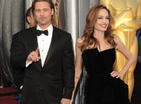 Angelina Jolie e Brad Pitt agli Oscar 2012