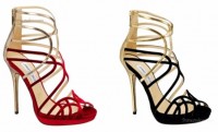 Scarpe Jimmy Choo nere e rosse autunno inverno 2012 2013