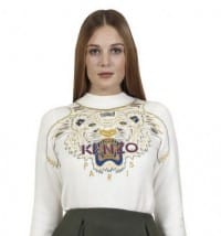 Kenzo felpa Tiger bianca