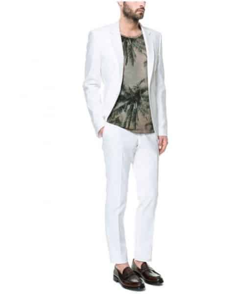 vestiti uomo estate 2013 completo bianco zara