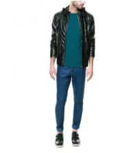 catalogo moda uomo zara autunno inverno 2013 2014 giubbotto cappuccio