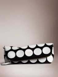 borse sfilata burberry primavera estate 2014 pochette pois