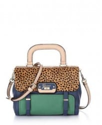 borse guess autunno inverno 2013 2014 bauletto animalier