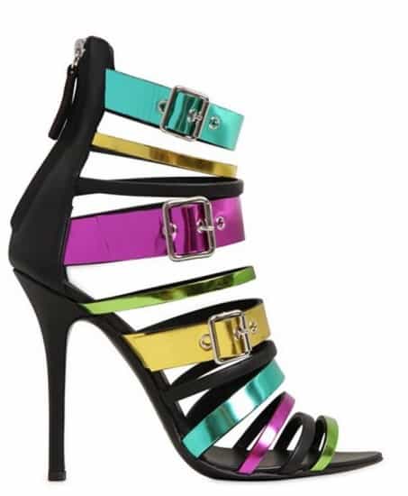 Scarpe primavera estate 2014 sandali Giuseppe Zanotti multicolor