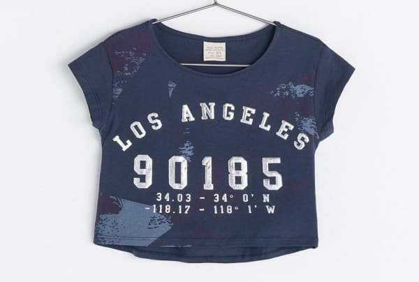 Zara Bambina primavera estate 2014 maglia corta