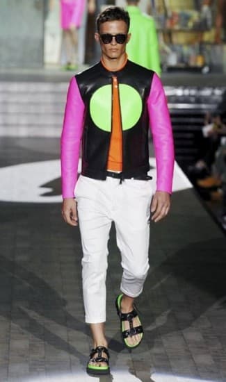 Dsquared2 uomo primavera estate 2015 fluo