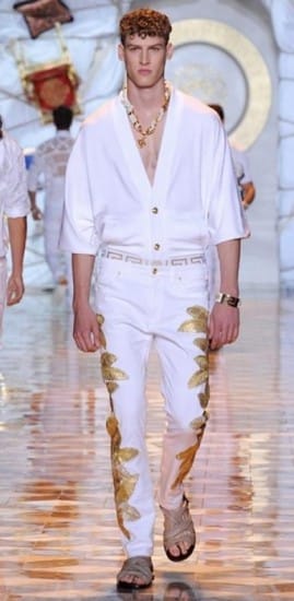Versace uomo primavera estate 2015 oro