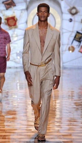 Versace uomo primavera estate 2015 tuta