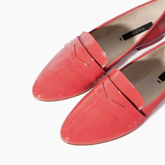 Zara slipper soft corallo 27.95 euro