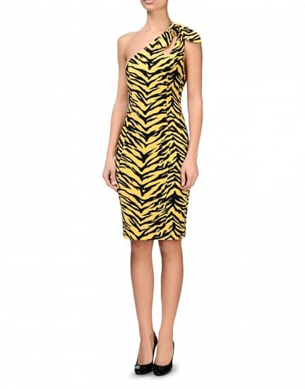 Moschino Cheap and Chic abito crepe tigrato 346.00 euro