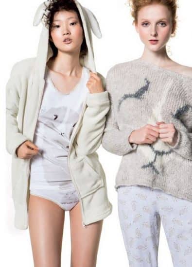 Benetton pigiami 2016 autunno inverno moda