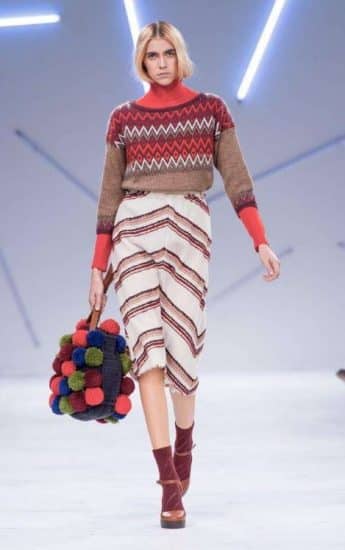 Benetton autunno inverno 2016 2017 righe