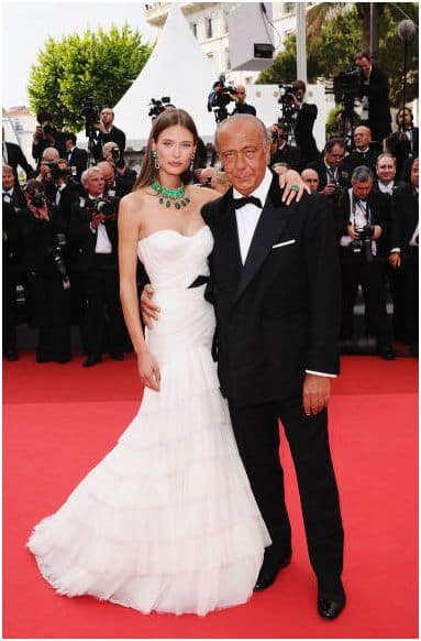 bianca balti abito bianco