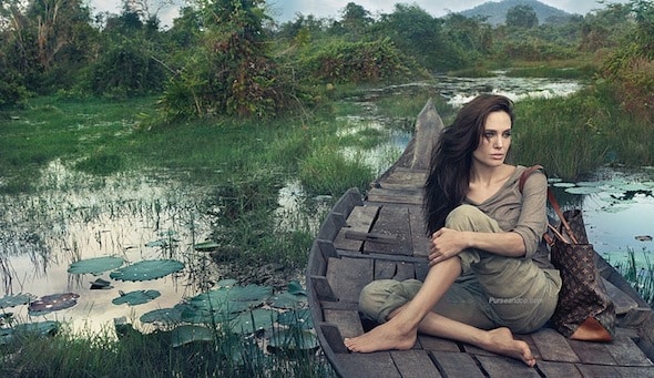 angelina jolie louis vuitton campagna advertising