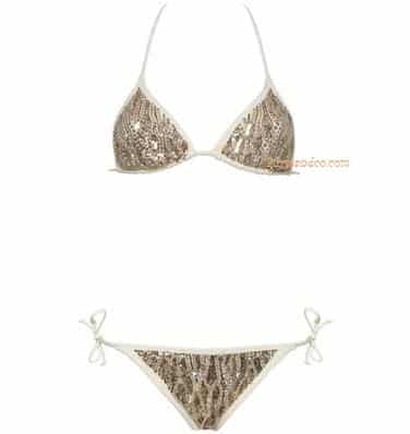 costumi paillettes 2011 calzedonia dorato