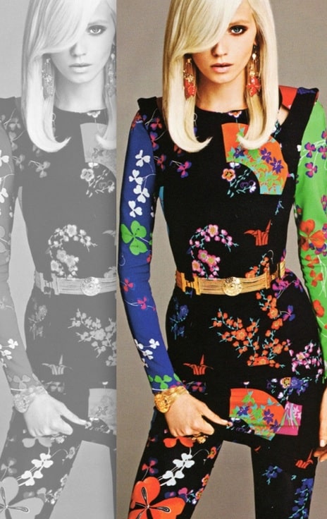Versace per H&M autunno inverno 2011 2012 vestito