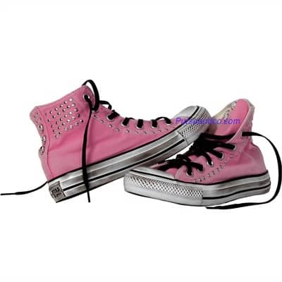 scarpe converse con borchie