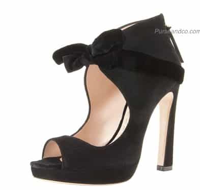 scarpe nere inverno 2012 fiocco spuntate