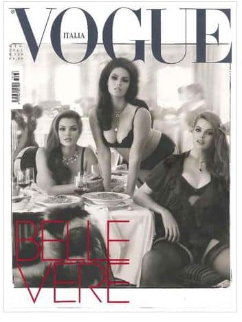 vogue italy june 2011 plus size model
