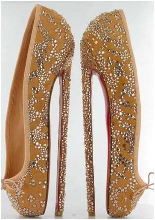 louboutin shoes ballerine