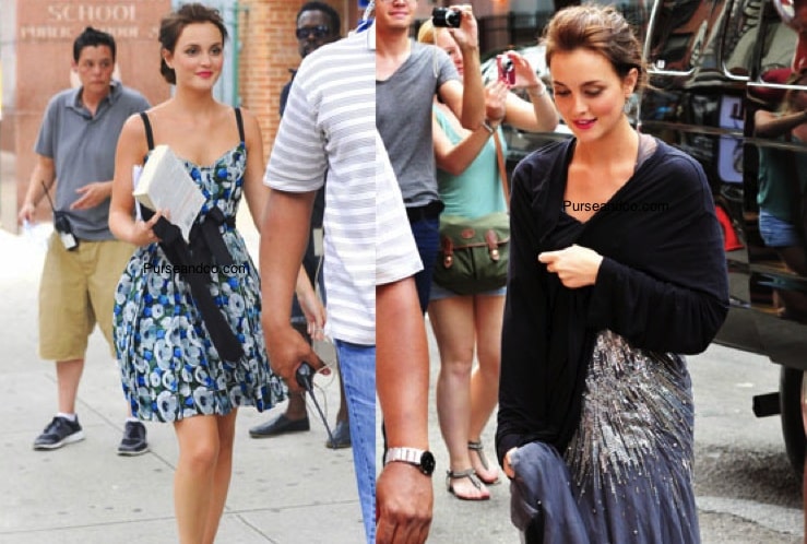 Gossip Girl 5 stagione Blair Waldorf in Louis Vuitton e Jenny Packham