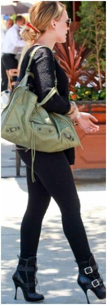 borsa balenciaga verde
