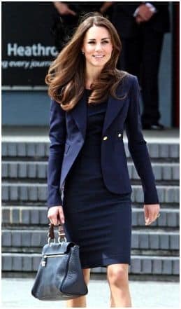 kate middleton blazer blu