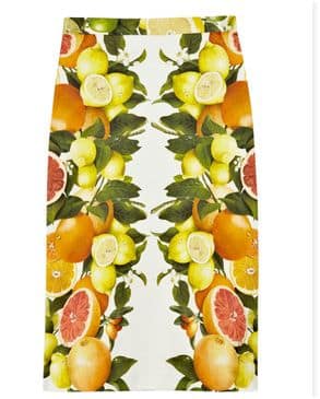 Gonna fantasia frutti Stella McCartney