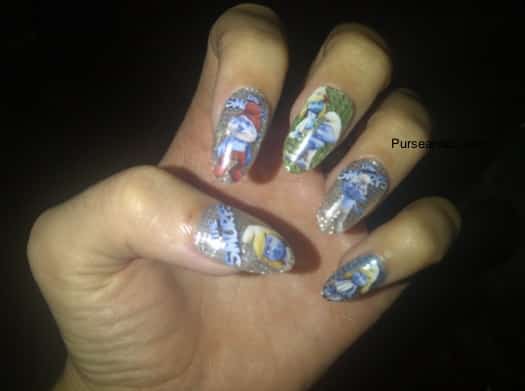 Unghie Katy Perry per The Smurfs