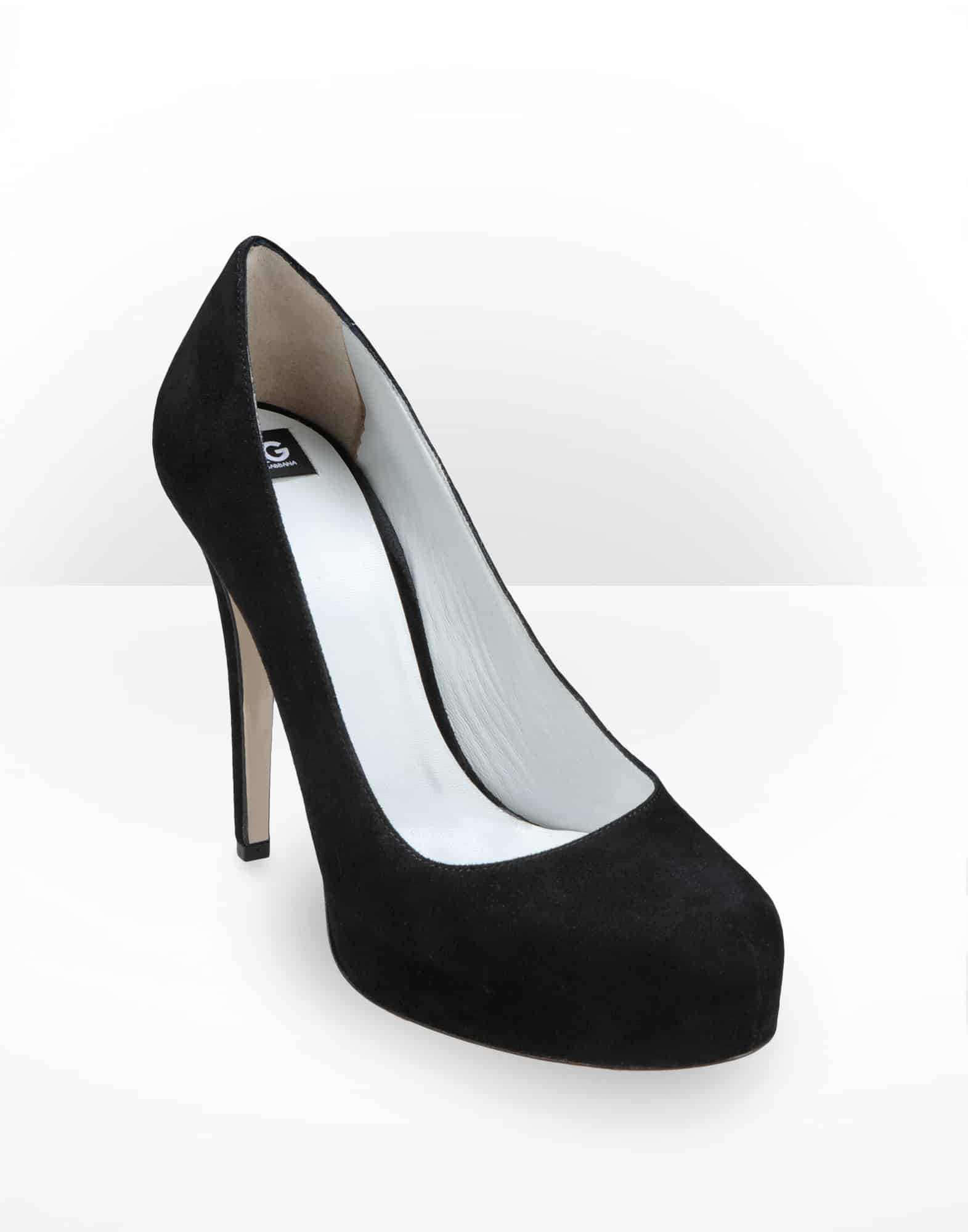 Scarpe D&G autunno inverno 2011 2012 decollete plateau tacco rivestito