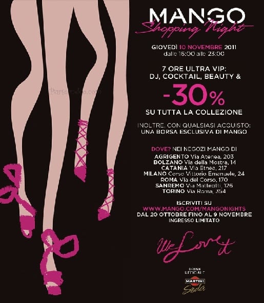 Mango Shopping night 2011
