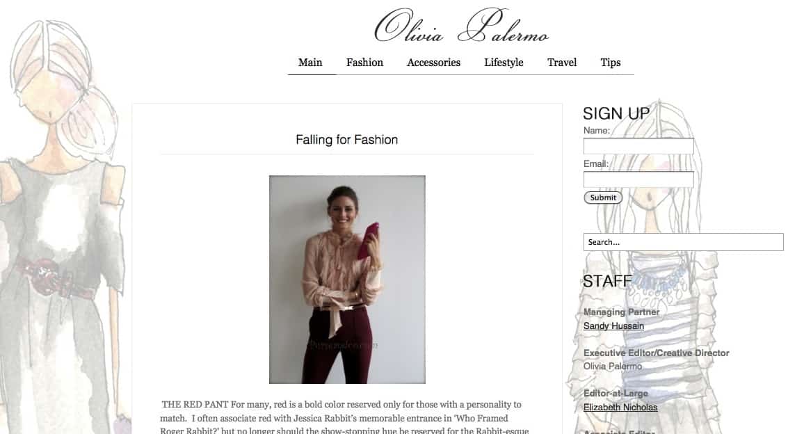 Blog di Olivia Palermo