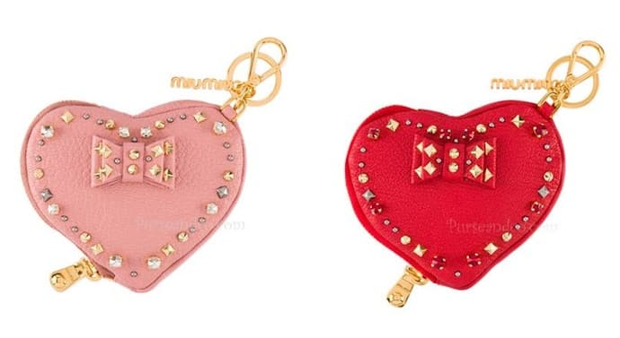 Portamonete cuore Miu Miu