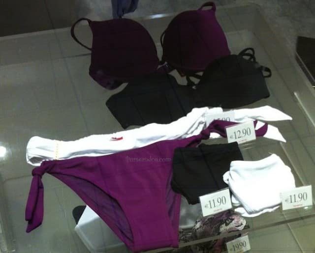 Costumi viola bianco e nero