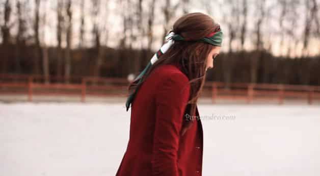 Charlotte durante le riprese dell'advertising Forever Now