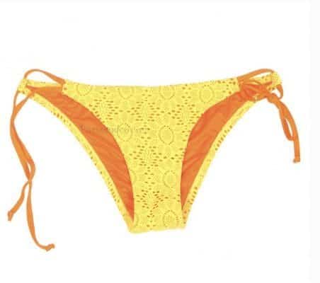 Costume gialli con laccetti
