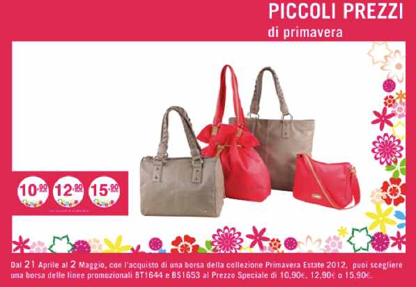 Borse Carpisa primavera estate 2012 in offerta
