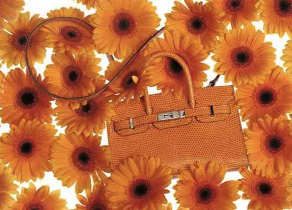 Borsa Hermes Birkin arancione