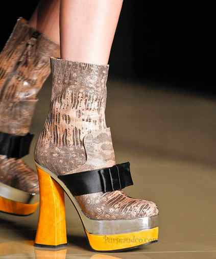 Stivaletti della collezione Miu Miu per autunno inverno 2012 2013