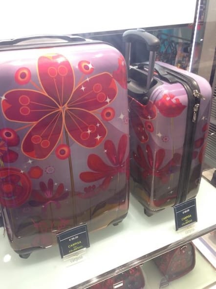 Carpisa Trolley Custo Barcelona prezzi fantasia fiori