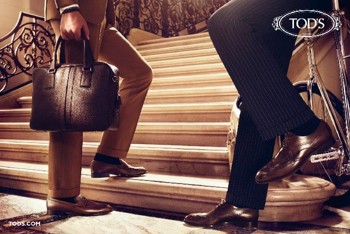 Tod's uomo collezione primavera estate 2013 adv scarpe borse