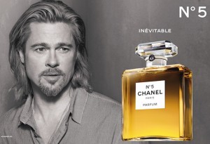 brad pitt per Chanel n°5