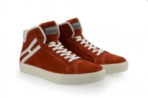 hogan rebel primavera estate uomo sneaker high top rosso 245