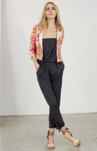 toy g primavera estate 2013 jumpsuit nero