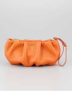 borse Prada autunno inverno 2013 2014 clutch arancio